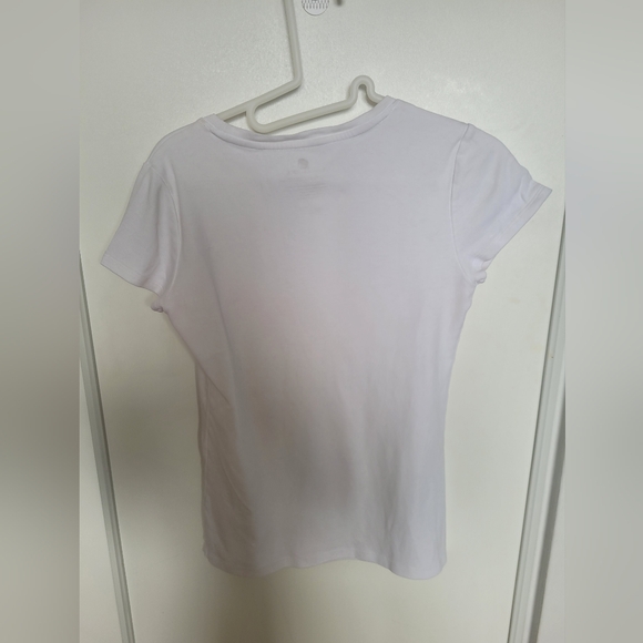 Banana Republic White T-shirt Size: M - Picture 3 of 3